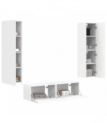 vidaXL TV Cabinet Set 6 pcs 31 x 30 x 60 cm White
