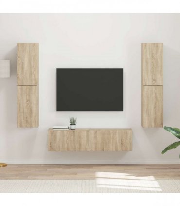 vidaXL TV Cabinet Set 6 pcs 31 x 30 x 60 cm Sonoma Oak