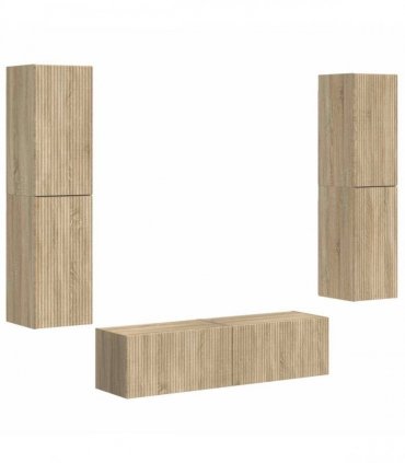 vidaXL TV Cabinet Set 6 pcs 31 x 30 x 60 cm Sonoma Oak