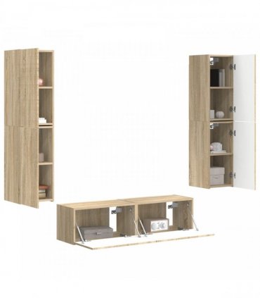vidaXL TV Cabinet Set 6 pcs 31 x 30 x 60 cm Sonoma Oak