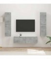 vidaXL TV Cabinet Set 6 pcs 31 x 30 x 60 cm Concrete Grey