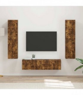 vidaXL TV Cabinet Set 6 pcs 31 x 30 x 60 cm Smoked Oak