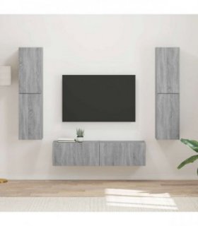 vidaXL TV Cabinet Set 6 pcs 31 x 30 x 60 cm Grey Sonoma