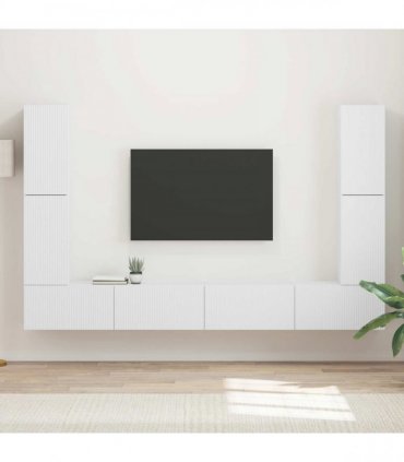 vidaXL TV Cabinet Set 8 pcs 31 x 30 x 60 cm White