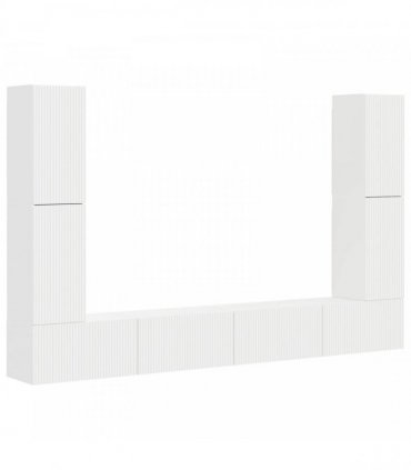 vidaXL TV Cabinet Set 8 pcs 31 x 30 x 60 cm White
