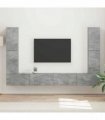 vidaXL TV Cabinet Set 8 pcs 31 x 30 x 60 cm Concrete Grey