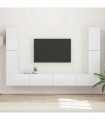 vidaXL TV Cabinet Set 8 pcs 31 x 30 x 60 cm High Gloss White