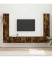 vidaXL TV Cabinet Set 8 pcs 31 x 30 x 60 cm Smoked Oak