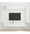 vidaXL TV Cabinet 8 pcs 98 x 31 x 29.5 cm White