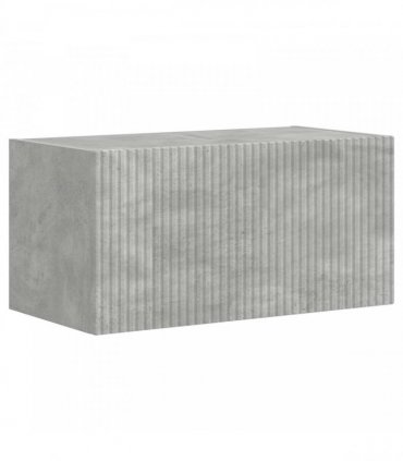 vidaXL TV Cabinet Set 4 pcs Concrete Grey Engineered Wood