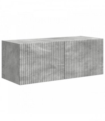 vidaXL TV Cabinet Set 4 pcs Concrete Grey Engineered Wood