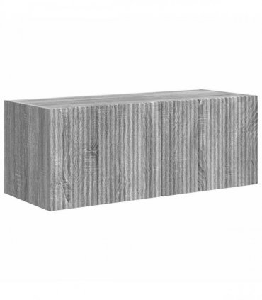 vidaXL TV Cabinet Set 4 pcs Grey Sonoma Engineered Wood