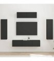 vidaXL TV Cabinet 5 pcs Black