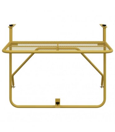 vidaXL Balcony Table Gold 60x40 cm Steel