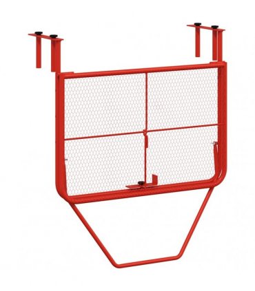 vidaXL Balcony Table Red 60x40 cm Steel