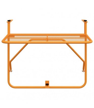 vidaXL Balcony Table Yellow 60x40 cm Steel