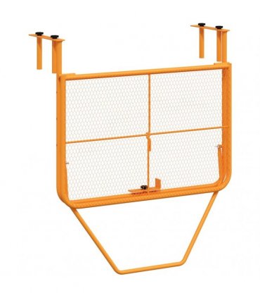 vidaXL Balcony Table Yellow 60x40 cm Steel