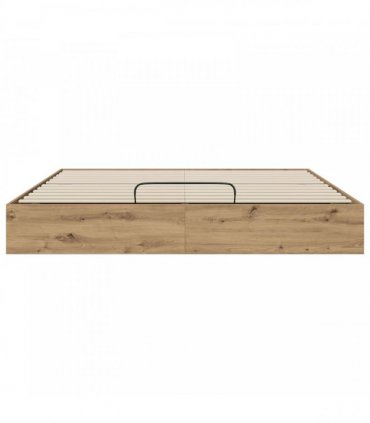 vidaXL Ottoman Bed Frame Artisian Oak 180 x 200 cm Engineered Wood
