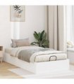 vidaXL Ottoman Bed Frame White 80.5 x 200 cm Engineered Wood