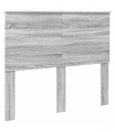 vidaXL Bed Frame Grey Sonoma 120 x 200 cm Solid Pine Wood