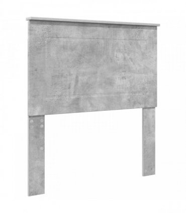 vidaXL Bed Frame Plain Concerte Grey 100 x 200 cm Solid Pine Wood