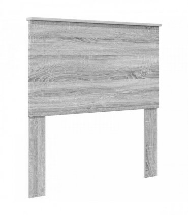 vidaXL Bed Frame Grey Sonoma 100 x 200 cm Engineered Wood