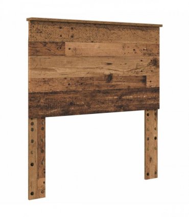vidaXL Bed Frame with Drawer Old Wood 90 x 190 cm Engineered Wood