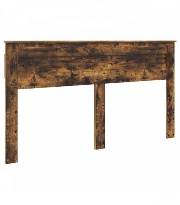 vidaXL Bed Frame with Storage Smoked Oak 200 x 200 cm Solid Pine Wood