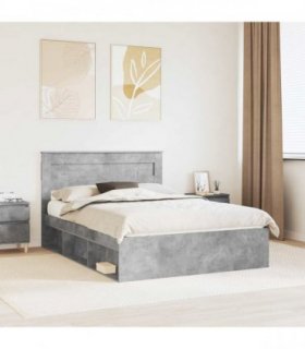 vidaXL Bed Frame with Headboard Concerte 160 x 200 cm Solid Pine Wood