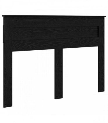 vidaXL Bed Frame Black Oak 150 x 200 cm Engineered Wood