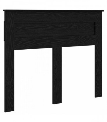 vidaXL Bed Frame Black Oak 135 x 190 cm Engineered Wood