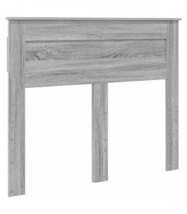 vidaXL Bed Frame Grey Sonoma 120 x 200 cm Engineered Wood
