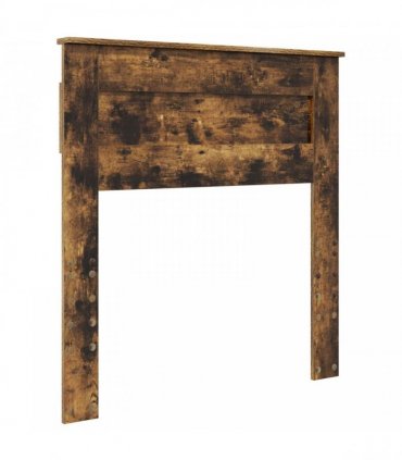 vidaXL Bed Frame with Drawer Smoked Oak 100 x 200 cm Engineered Wood