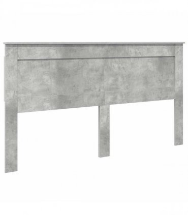 vidaXL Bed Frame Concrete Grey 180 x 200 cm Engineered Wood