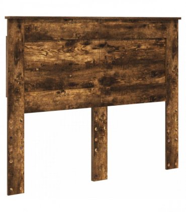 vidaXL Bed Frame Smoked Oak 120 x 200 cm Engineered Wood
