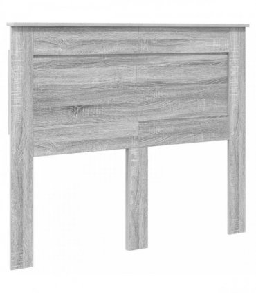 vidaXL Bed Frame Grey Sonoma 120 x 200 cm Engineered Wood