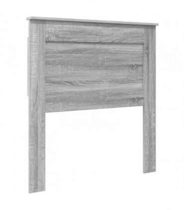 vidaXL Bed Frame Grey Sonoma 100 x 200 cm Engineered Wood
