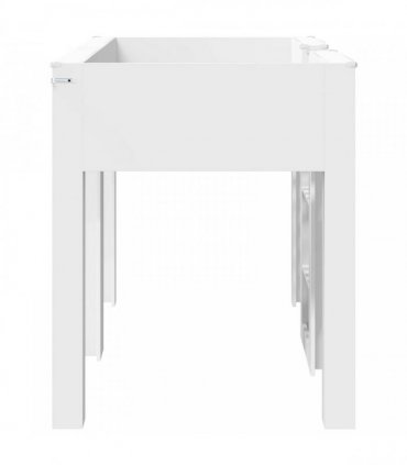vidaXL Bunk Bed for Kids White 75 x 190 cm Engineered wood