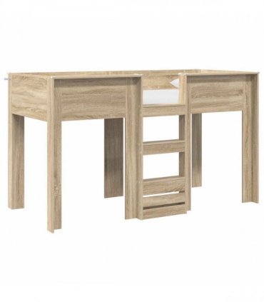 vidaXL Bunk Bed for Kids Sonoma Oak 75 x 190 cm Engineered wood