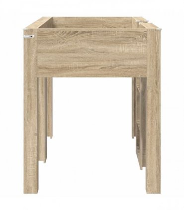 vidaXL Bunk Bed for Kids Sonoma Oak 75 x 190 cm Engineered wood