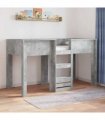 vidaXL Bunk Bed for Kids Concrete Grey 75 x 190 cm Engineered wood