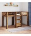 vidaXL Bunk Bed for Kids Old Wood 75 x 190 cm Engineered wood