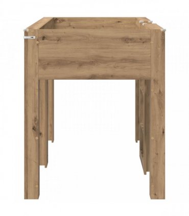 vidaXL Bunk Bed for Kids Artisan Oak 75 x 190 cm Engineered wood
