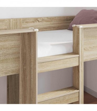 vidaXL Bunk Bed for Kids Sonoma Oak 80 x 200 cm Engineered wood