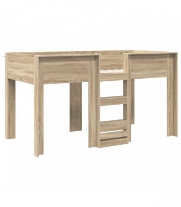 vidaXL Bunk Bed for Kids Sonoma Oak 80 x 200 cm Engineered wood