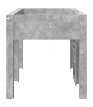 vidaXL Bunk Bed for Kids Concrete Grey 80 x 200 cm Engineered wood
