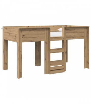 vidaXL Bunk Bed for Kids Artisan Oak 80 x 200 cm Engineered wood