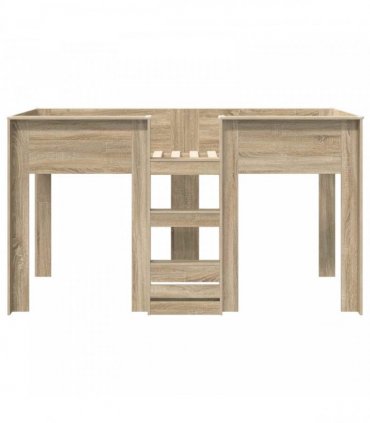 vidaXL Bunk Bed for Kids Sonoma Oak 100 x 200 cm Engineered wood