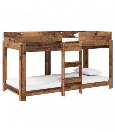 vidaXL Bunk Bed for Kids Old Wood 100 x 200 cm Engineered Wood