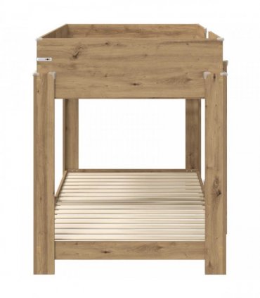 vidaXL Bunk Bed for Kids Artisan Oak 80 x 200 cm Engineered Wood